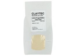 CLAYTEC Leem voegenvuller  BEIGEWIT  1 5kg./zak